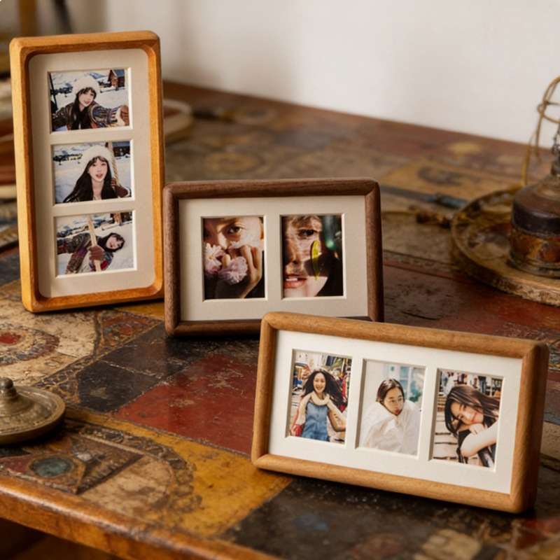 Photography Narrative - Çoklu Izgaralı Masif Ahşap Fotoğraf Çerçeveleri
