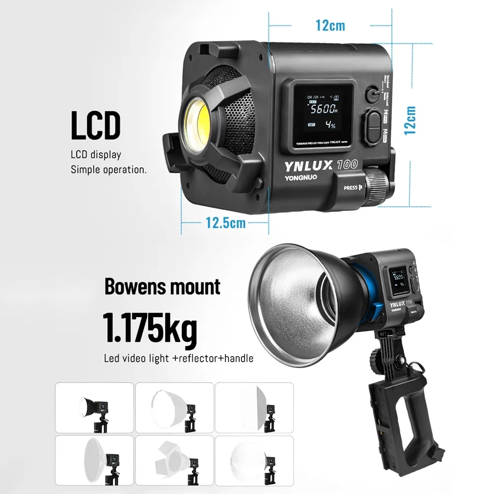 YONGNUO YNLUX100 100W 3200K-56 - Photography Lighting incelemesi ve fiyatı