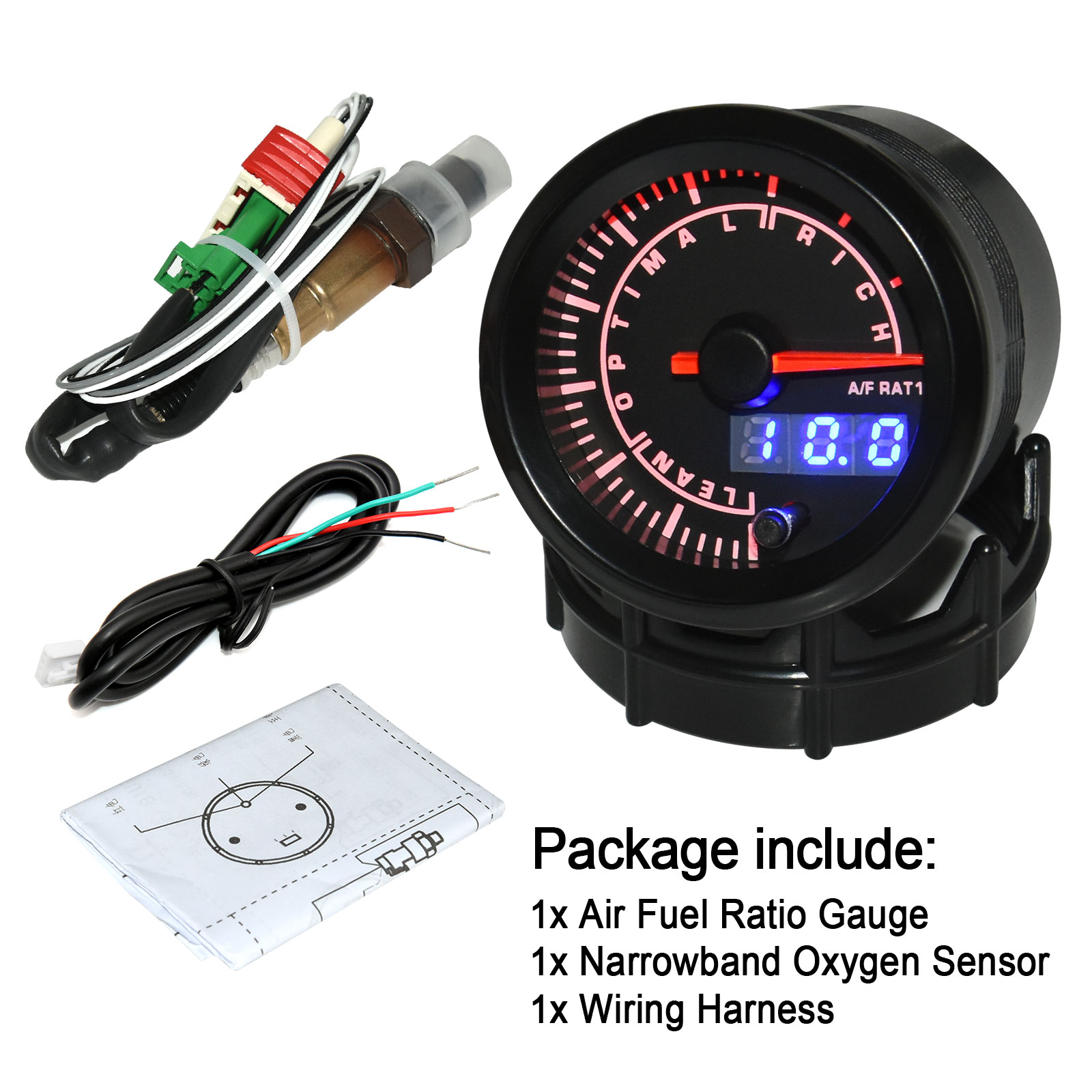 52mm dar bant hava yakıt oranı - Light Meter Incident incelemesi ve fiyatı